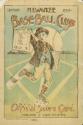 Milwaukee Base Ball Club program, 1897