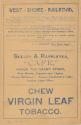 Philadelphia Athletics versus New York Giants scorecard, 1890 August 09