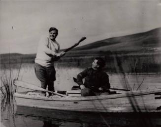 Babe Ruth Hunting photograph, 1927 January 19