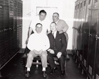 Babe Ruth at St. Albans Golf Club photograph, 1940 April 11