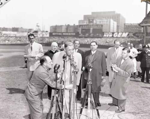 Babe Ruth Day photograph, 1947 April 27