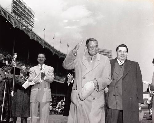 Babe Ruth Day photograph, 1947 April 27