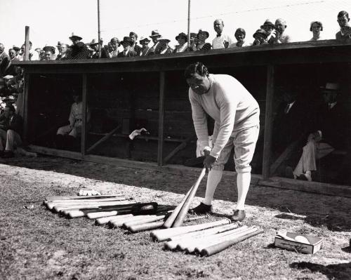 Babe Ruth with Bats photograph, between 1920 and 1934