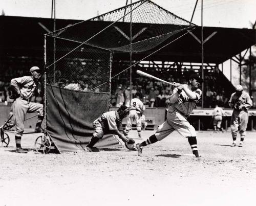 Babe Ruth Batting photograph, 1935 March 22