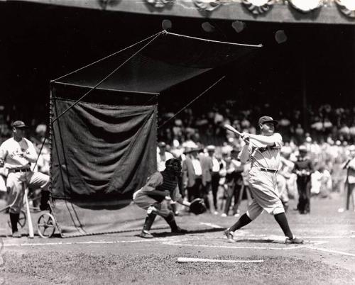 Babe Ruth Batting photograph, between 1920 and 1934