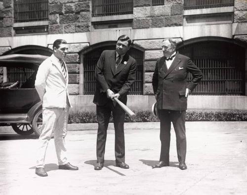 Babe Ruth Visits Jail photograph, 1926 June 25