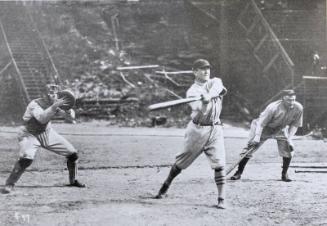 Honus Wagner Coaching at Carnegie Tech photograph, approximately 1920