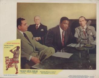 The Jackie Robinson Story lobby card, 1950