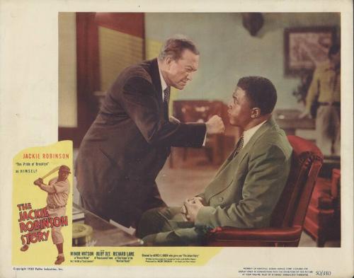 The Jackie Robinson Story lobby card, 1950