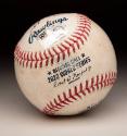 Cristian Javier Autographed World Series No-Hitter ball, 2022 November 02