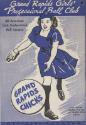 South Bend Blue Sox versus Grand Rapids Chicks scorecard, 1945 May 30