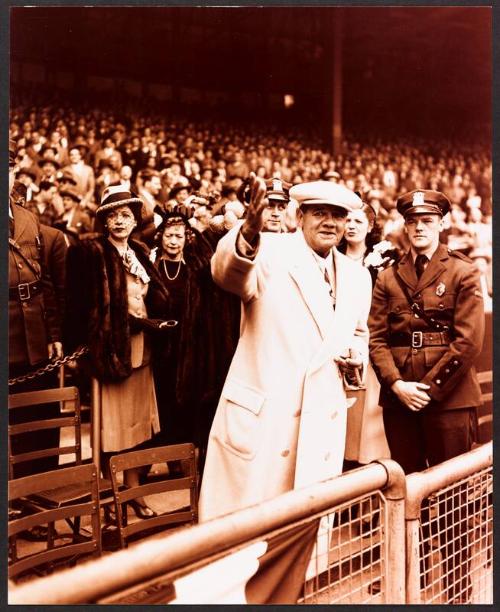 Babe Ruth Day photograph, 1947 April 27