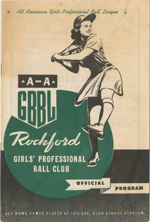 Rockford Peaches program, 1946