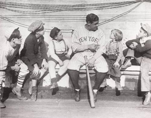 Babe Ruth and Children photograph, 1924 November