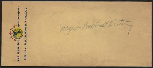 Abe Saperstein Sports Enterprises envelope, undated