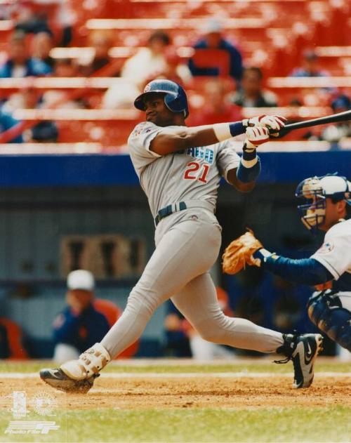 Sammy Sosa Batting photograph, 1997