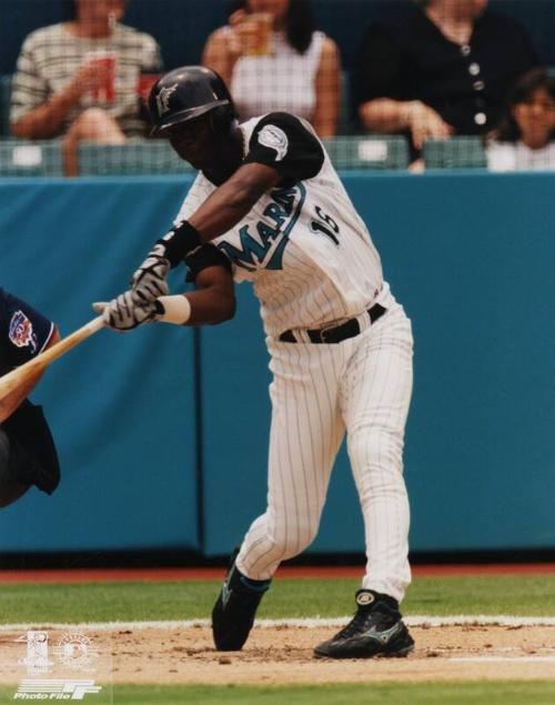 Edgar Renteria Batting photograph, 1997