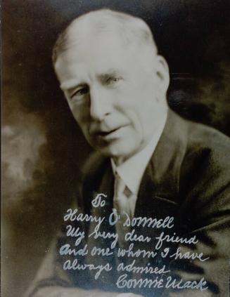 Connie Mack photograph, undated