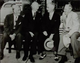 Connie Mack and Group photograph, undated