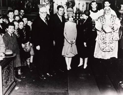 Babe Ruth and Claire Hodgson Wedding photograph, 1929 April 17