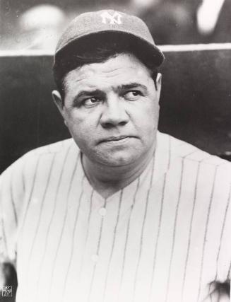 Babe Ruth Portrait photograph, 1930