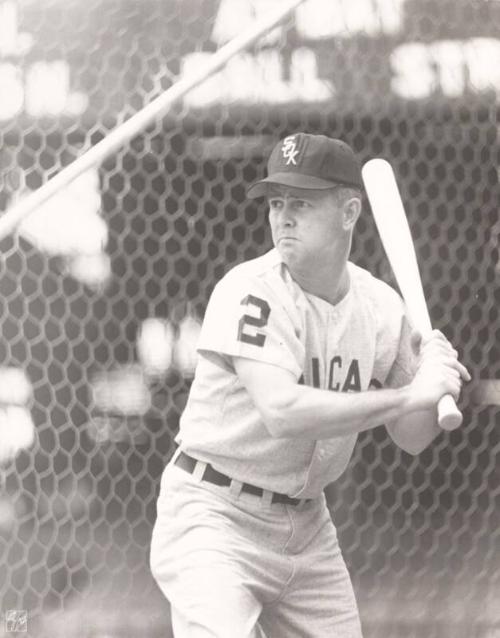 Nellie Fox Batting photograph, between 1952 and 1963