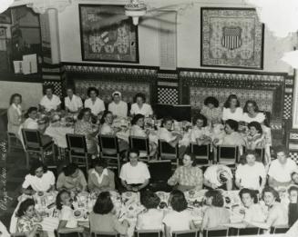 Breakfast at Spring Training in Havana, Cuba photograph, 1947