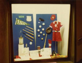 Grand Rapids Chicks Museum Display photograph, 1980 April