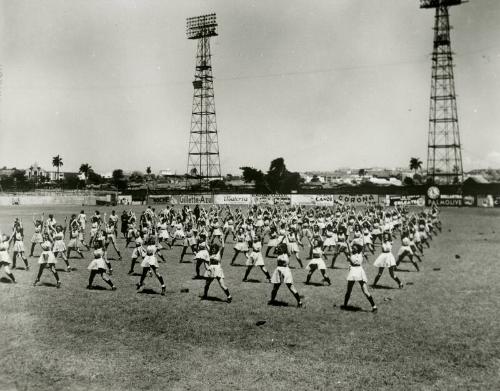 All-American Girls Professional Baseball League Players at Spring Training photograph, 1947