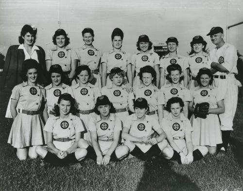 Milwaukee Chicks Team photograph, 1944