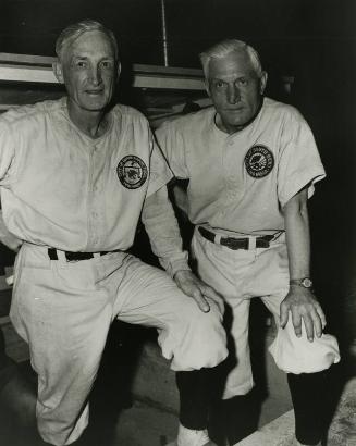 Johnny Rawlings and Dave Bancroft photograph,1949 or 1950