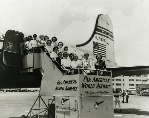 Players Departing from Spring Training photograph, 1947