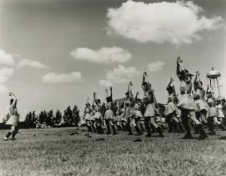 All-American Girls Professional Baseball League Players Doing Jumping Jacks at Spring Training …