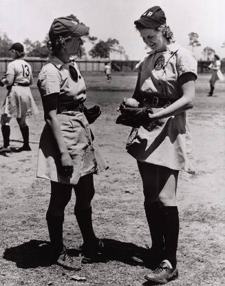 Connie Wisniewski and Phyllis Koehn photograph, between 1945 and 1948