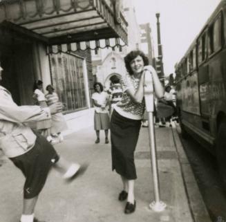 Barbara "Bobbie" Payne on Tour photograph, 1949