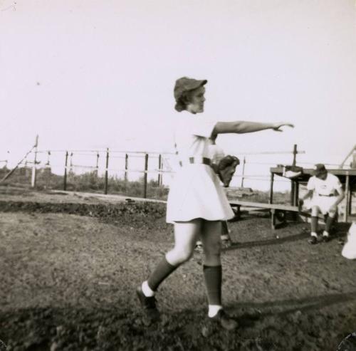 Renae "Ray" Youngberg on Tour photograph, 1949