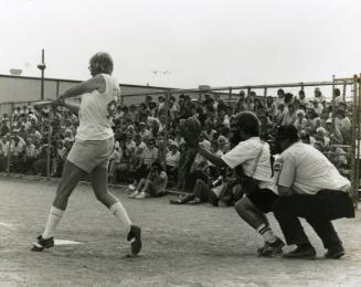 Jaynne Bittner Batting photograph, 1986