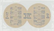 South Bend Blue Sox schedule, 1952