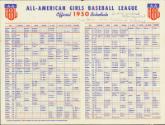 All-American Girls Professional Baseball League schedule, 1950