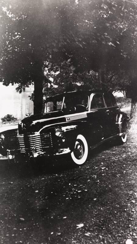 Babe Ruth's Car photograph, circa 1941