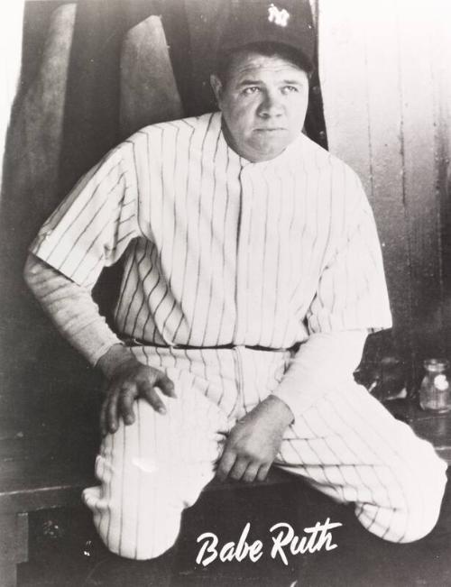 Babe Ruth photograph, between 1920 and 1934