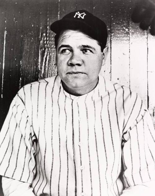 Babe Ruth Portrait photograph, between 1920 and 1934