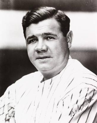 Babe Ruth Portrait photograph, between 1920 and 1934