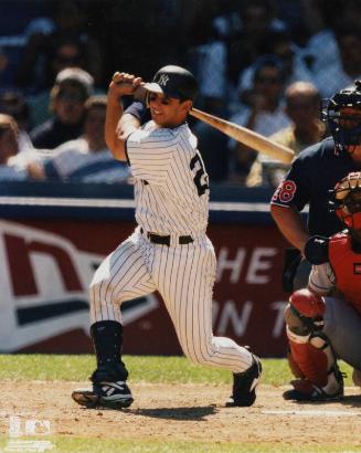 Jorge Posada Batting photograph, 1997 June 28