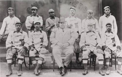 Harrisburg Giants photograph, 1908