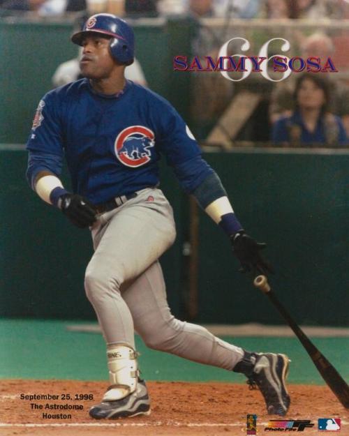 Sammy Sosa Batting photograph, 1998 September 25