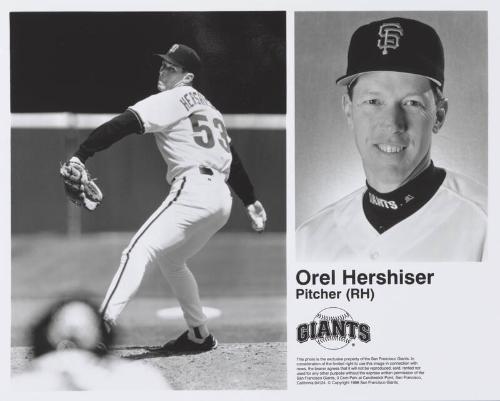 Orel Hershiser photograph, 1998