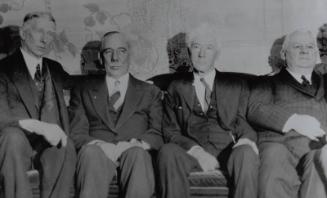 Connie Mack, Kenesaw Mountain Landis and John Joseph McGraw photograph, undated