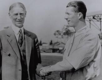 Connie Mack and Lefty Grove photograph, between 1928 and 1933