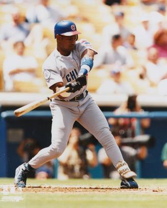 Sammy Sosa Batting photograph, 1998